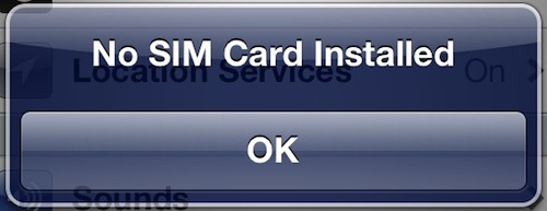 No SIM Card Installed - iPhone 4 [SOLVED] · Send4Help